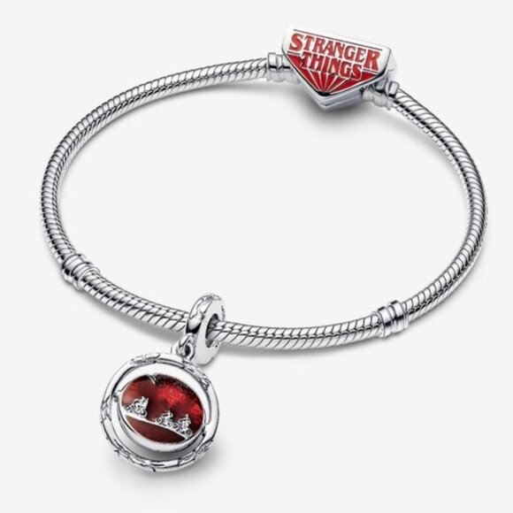 Pandora Stranger Things Glow-in-the-dark Upside Down Dangle Charm - Picture 2 of 5